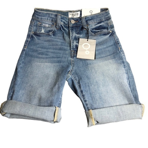 Insane gene Bermuda high rise‎ denim Shorts small New with tags